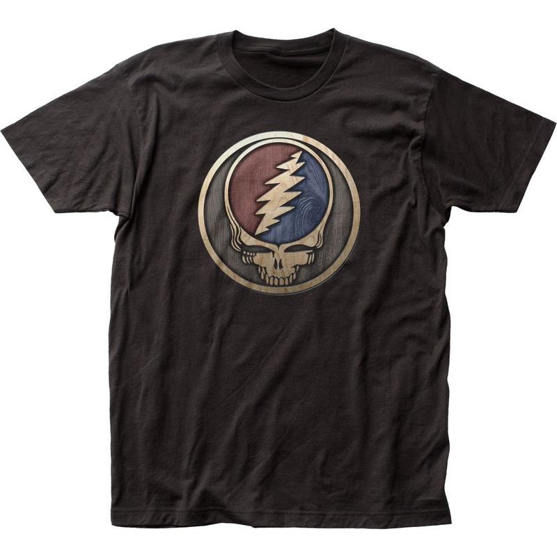 Grateful Dead Skull Logo Unisex T-shirt Music Classic Concert Band Tee New Black