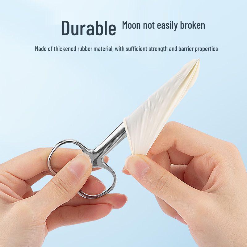 Wear-Resistant Latex Finger Cots - Powder-Free, Anti-Puncture, Ideal for Microblading & Manicure.