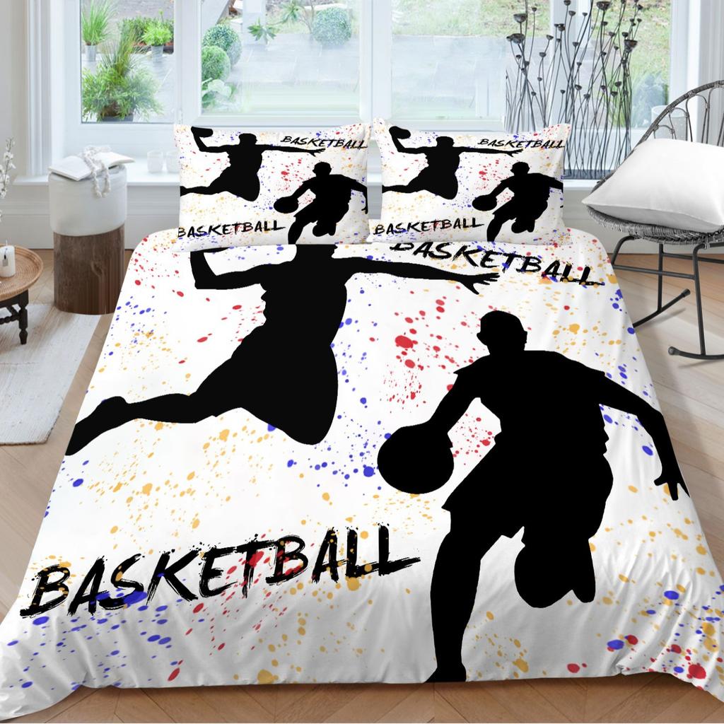Basketball Series Bedding Two Or Three-Piece Sports Wind Polyester 3D Digital Printing