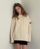 Sseomweeobeoteo Bens Cable Wool Knit - Cream
