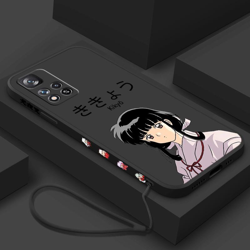 Inuyasha Anime Niedlich Für Xiaomi Redmi Note 12 11T 11S 11E 10S 10T 10 9S 9T 8 Pro Plus Lite Flüssig Links Seil Handyhülle