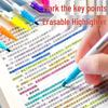 **"New Erasable Fluorescent Pen: Instant Disappearing Double-Ended Highlighter Marker"**