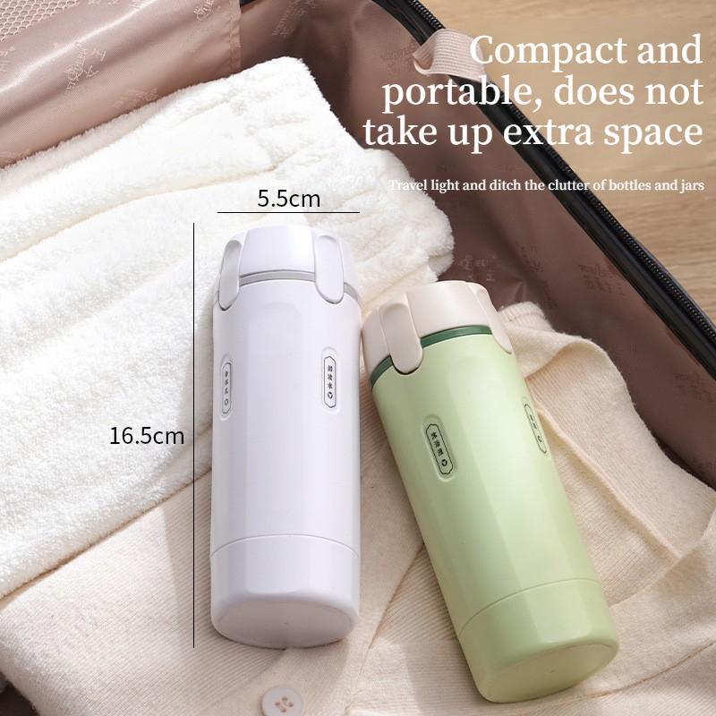 Dispenser da Viaggio 4 in 1 Bottiglie da Viaggio Portatili A Prova di Perdite Contenitore da Viaggio A Tenuta Stagna Per Profumo Shampoo Balsamo Lozione