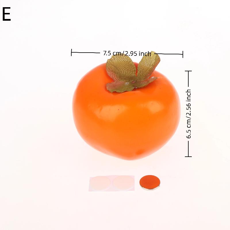 

3D Bionic Food Refrigerator Paste Fruit Model Magnets Home Decoration Whiteboard Cartoon Magnetic Stickers Kitchen Decoration E