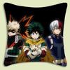 Anime Hunter x Hunter Pillow Covers Cartoon Sofa Decorative Home Doublesided Printing Short Plush Cute Cushion Cover