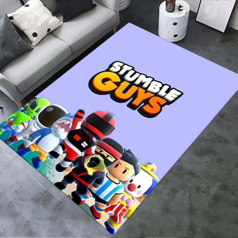 

2025 New Stumble Guys Carpet Rug for Living Room Bedroom Home Sofa Decoration,Kids play Non-slip Floor Mat184 40x60cm( 15x23in )