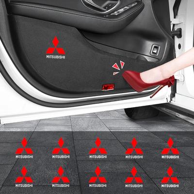 Car Door Anti Kick Pad DIY Stickers Door Side Edge Decal For Asx Outlander Xl 3 Lancer Pajero L200 EVO Xpander