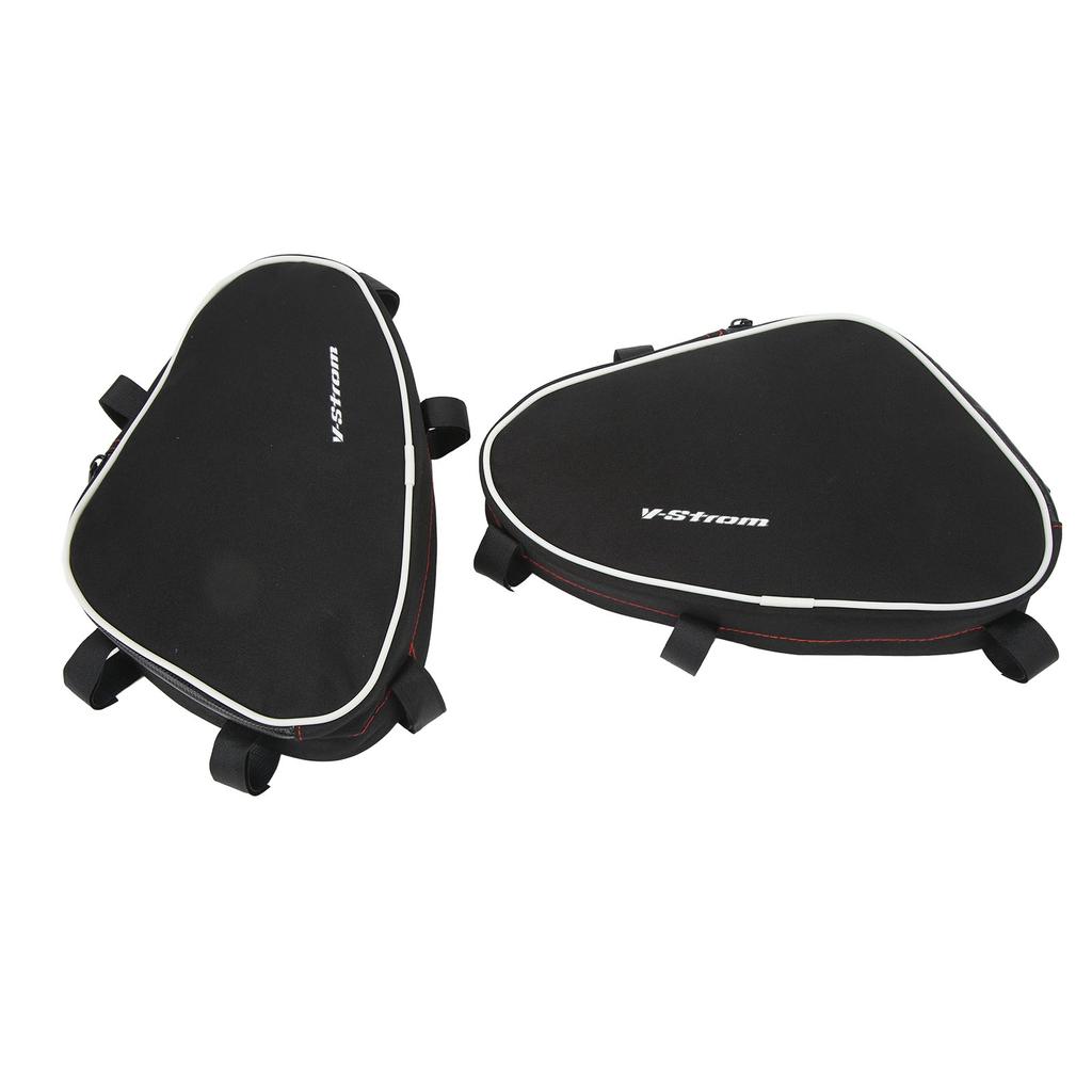 2 Pcs Motorcycle Frame Crash Bars Bag Repair Tool Placement Package Replacement for Suzuki V‑Strom DL650 DL1000