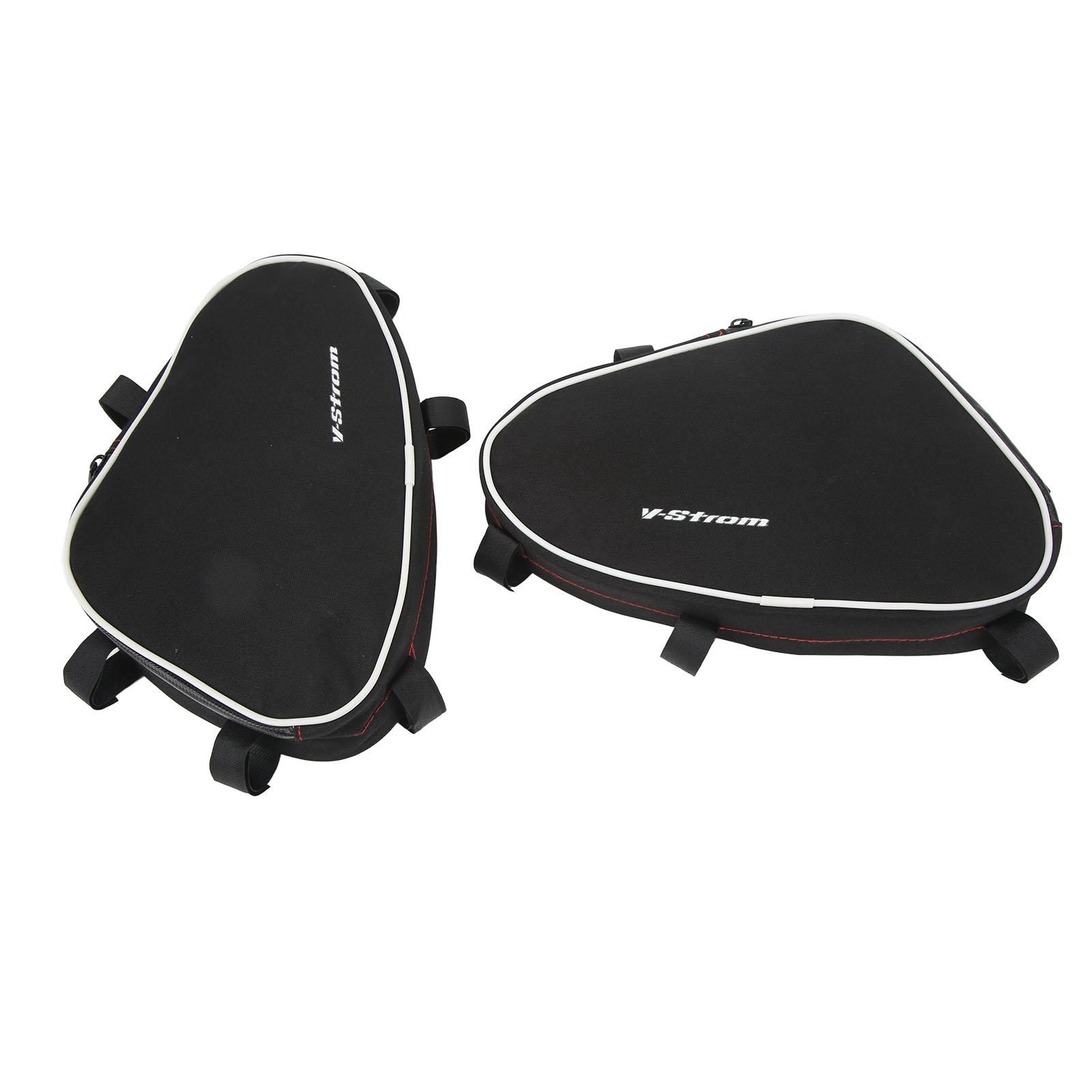 

2 Pcs Motorcycle Frame Crash Bars Bag Repair Tool Placement Package Replacement for Suzuki V‑Strom DL650 DL1000