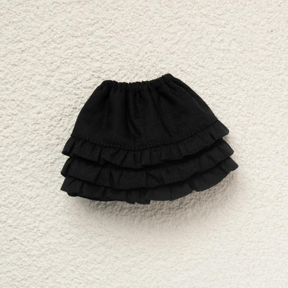 Roupas Blythe Saia Plissada Xadrez Top Tomara-que-caia Vestido de Tule Conjunto Saia com Babados para bonecas Licca Azones Ob22 Ker YMY acessórios