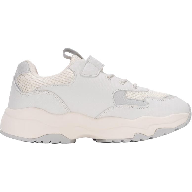 MLB Comfortable Versatile Durable Breathable Low-Top Casual Shoes Kids sneaker Light-Gray White 7ASHJBC5N-50IVS