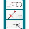 New Upgrade Drain Snake Hair Clog Remover Tool - Sink Drain Cleaner For Toilet Sewer Shower Kitchen Bathroom Tub Clogged Drains Opener Cleaning Tool