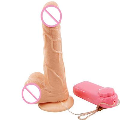 Vibrační silikonová dilda Realistický penisový vibrátor Silná přísavka Dildo bez zápachu Sexuální hračka pro ženy