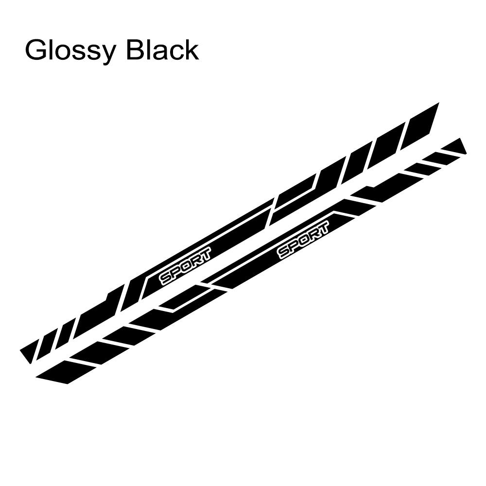 

For Mitsubishi ECLIPSE CROSS Car Door Side Skirt Sticker PVC Racing Sport Stripes Vinyl Decal Auto Body Decoration Accessories