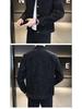 2025 Men's Suede Plush Lapel Jacket - Trendy Spring/Autumn Street Style, High-End & Versatile