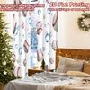 2pcs, 2D FLAT PRINTING Curtains (Without Rod) Baseball Bubbles Holiday curtains Prints Light Filtering Curtains Home Decor