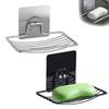 Wall Hanging Stainless Steel Soap Rack Self-Draining Wall Mounted Soap Holder  Household Use