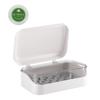 Klappdeckel Seifendose Weiß Kreatives Abtropfdesign Wasserdicht Badezimmer Küche Reise Aufbewahrungsregal Seifenbehälter