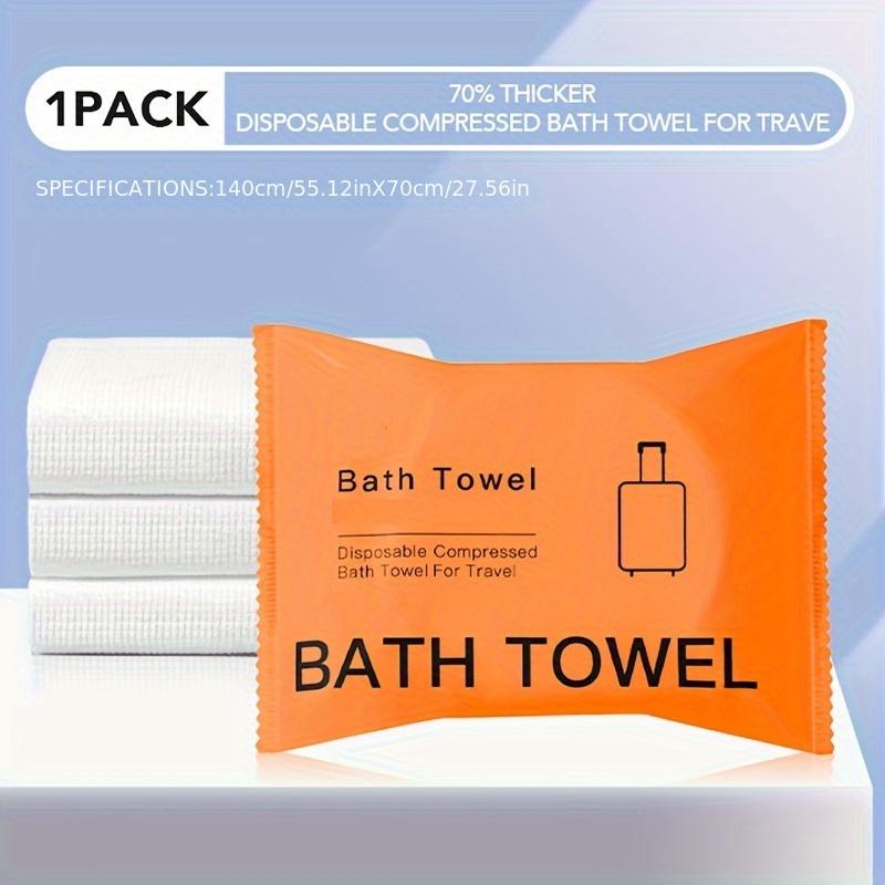 3pcs Compressed Bath Towel Enlarge And Thicken Disposable Compressed Bath Towel Travel Hotel Salon Spa Compressed Bath Towel 3pcs оранжевый
