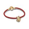 Pandora Lucky Rabbit Woven Leather Bracelet Women bracelet ZT2583