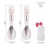 Baby Learning Titanium Fork Spoon Set