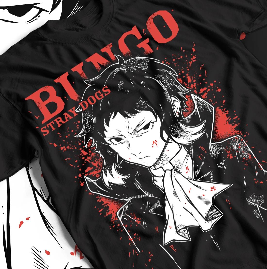 Bungou Stray Dogs T-Shirt, Akutagawa Dazai Chuuya Nakajima Atsushi Shirt, Gift. 4XL
