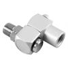 4 Pieces Aluminum 360 Degree Rotatable     Hose Adapter, Aluminum   Hose   Connector, 360 Degree  , Adapter Connector