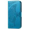 Butterfly Embossed Leather Wallet Flip Case for Samsung Galaxy S26 S25 S24 S23 S22 S21 S20 Ultra Plus FE Edge, Card Holder Cover