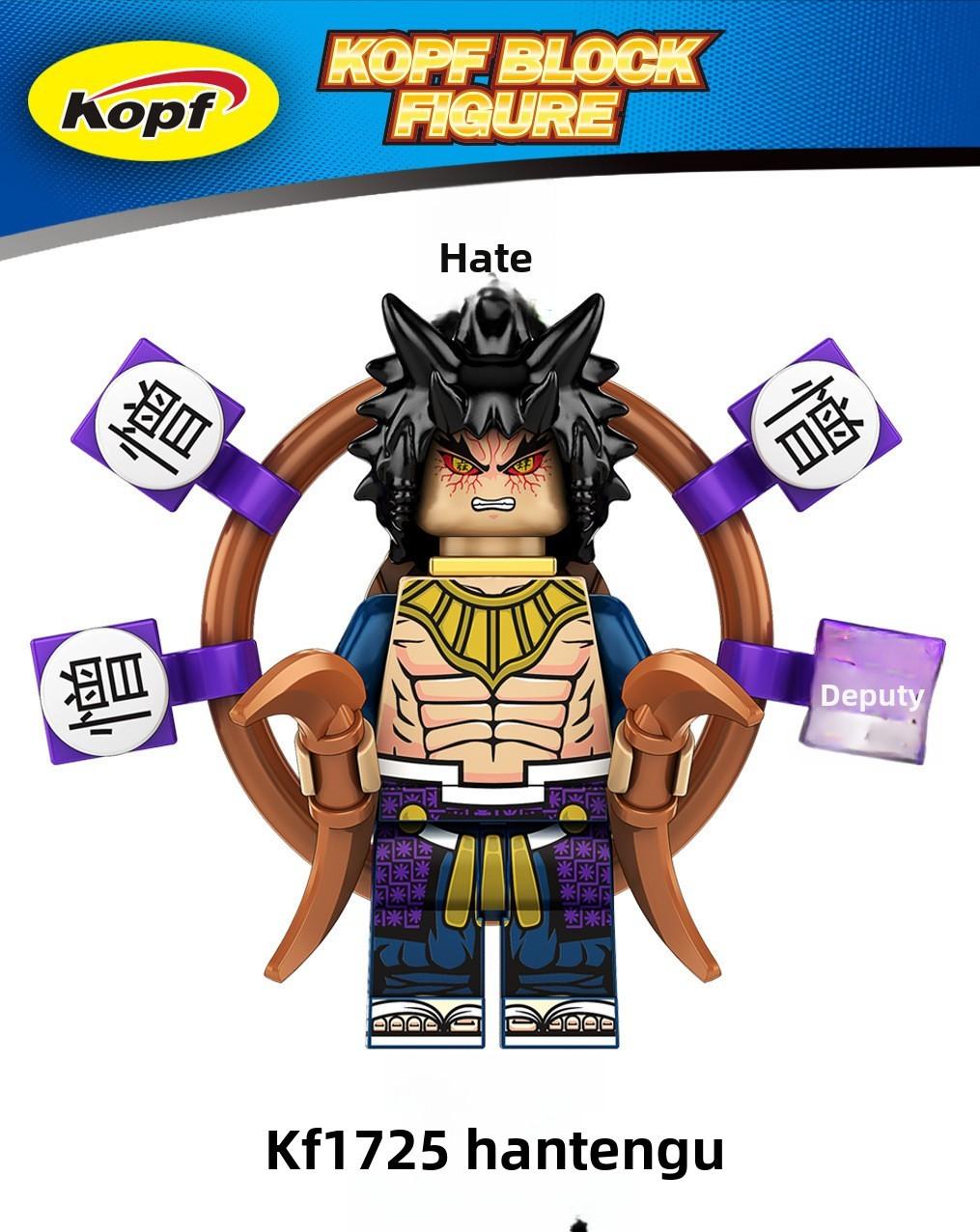 

Demon Slayer Kimetsu No Yaiba Abs Building Blocks With Anime Figures For Collectors And Kids Style 1