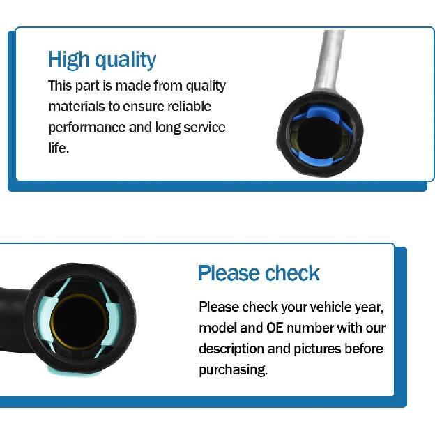 P-C-V Posi-tive Crankc-ase Ventil-ation Tube Fits for 2013-2018 Buick Envision Cadillac ATS Chevy Malibu Replaces 12673868 12654851 12662657 12633740