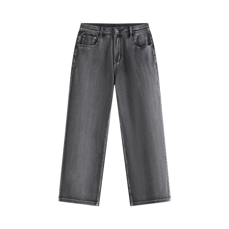 NVG.YOUNG Men's Straight-Leg Washed Jeans