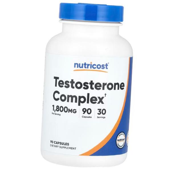 

Бустер Тестостерона, Testosterone Complex, Nutricost 90капс (08647010) 90caps