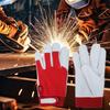 Leather Welding Gloves Random Color Work Safe Gloves Tool Protective Glove  Workplace