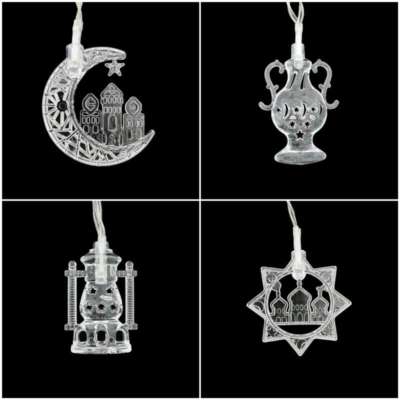 New Led Light String Lovely Star Moon Light String Home Decoration Holiday Birthday Party Supplies