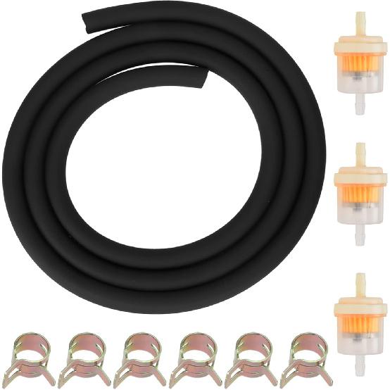

GREHUA Dirt Bike Gas Line with Filter Compatible with GY6 50cc 90cc 110cc 150cc 139QMB 157QMJ Taotao SSR Trailmaster 150 XRS Go Kart ATV Motorcycle