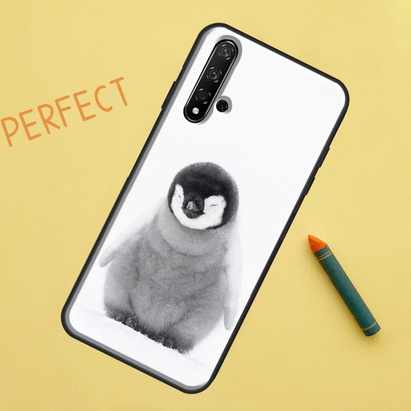 Penguin Snow Arctic Cute Animal For Huawei Nova Y91 Y70 Y72 Y73 Y60 Y90 Y61 8i 7i 11i 12i 12s 9 10 SE P20 P30 P40 Lite Case