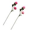 Simulated 3 Headed Peony Decoration Realistic Artificial Peony Branch for Wedding