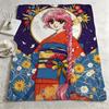 Anime M-Magic Knight Rayearth-h Throw Warm Soft Flannel Blanket, Multi-use for Sofa Bed Camping Travel Nap
