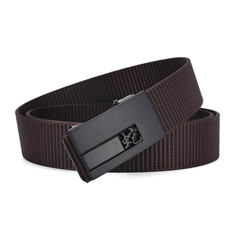 Zodiac Toothless Canvas Belt Simple Automatic Buckle Imitation Nylon Belt Casual Men'S Belt