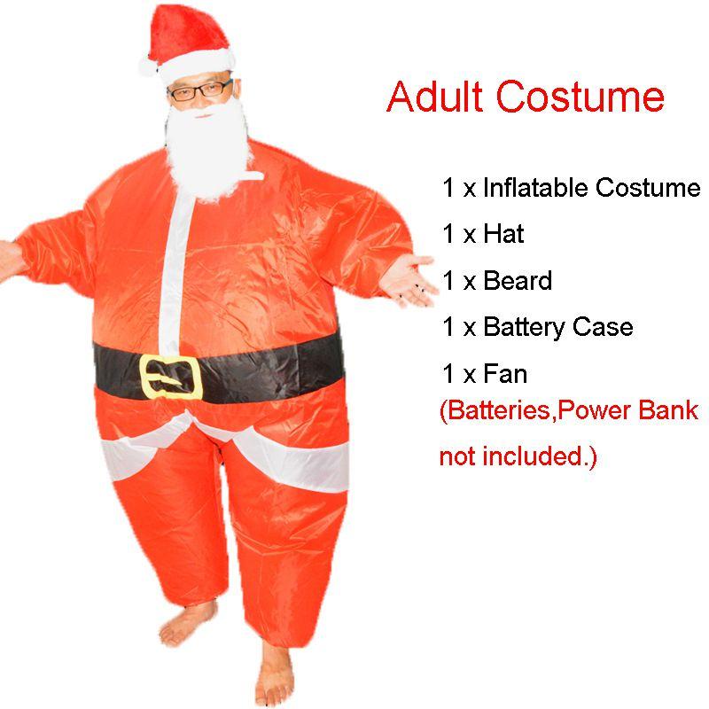 Hilarious Unisex Christmas Adult Inflatable Fancy Dress Costume For Parties And Events