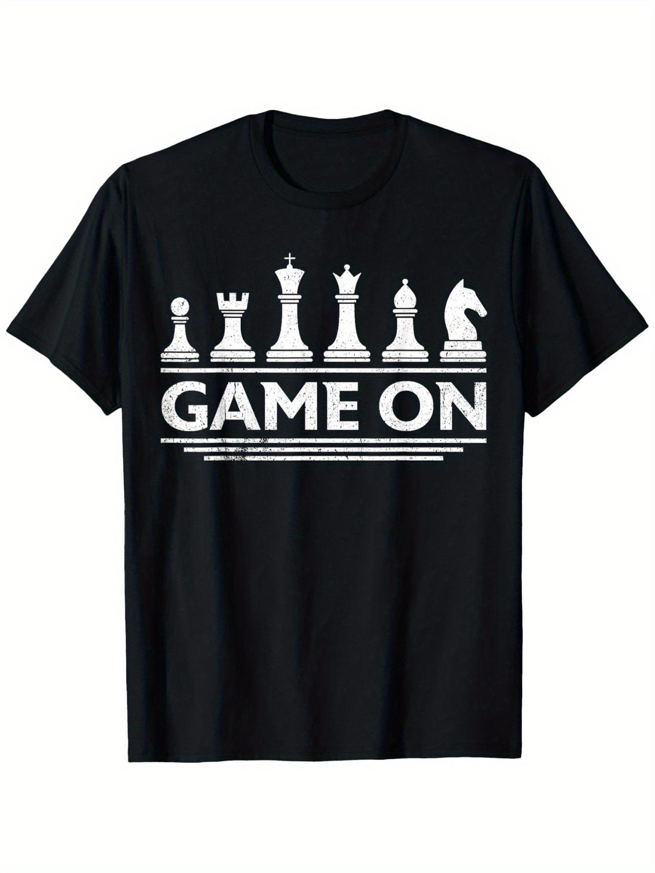 

Game On Chess Pieces Funny Board Game Themed Gift Men Boys Girls T-Shirt 5XL різнокольоровий