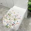 3D Toilet Seat Wall Sticker Art Wallpaper Bathroom Decals Self-Adhesive Removable Toilet Lid Sticker Home Decor Accessories