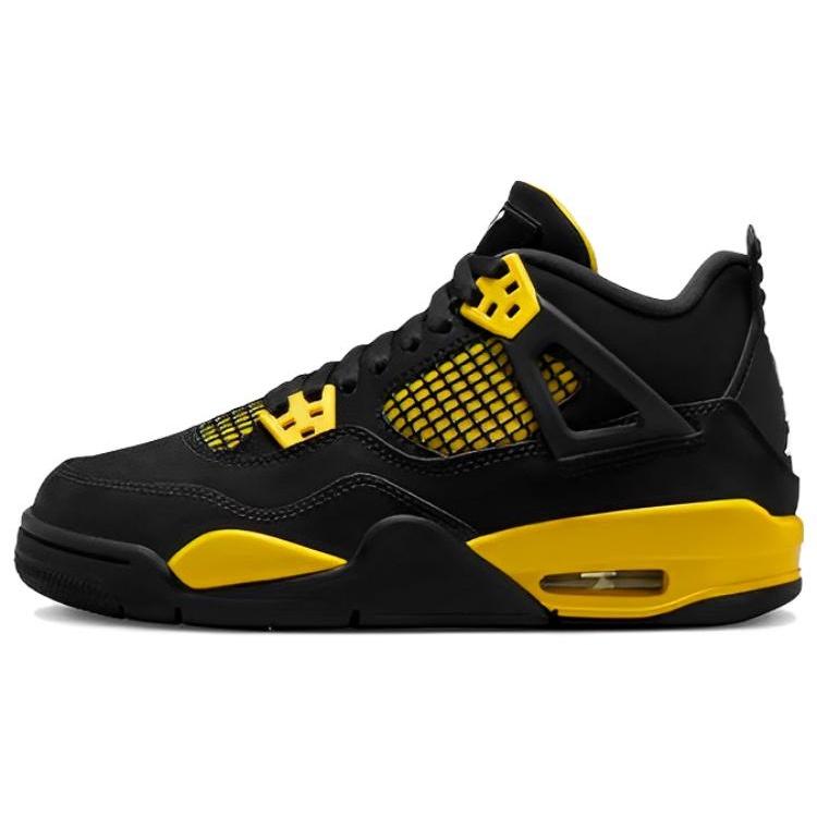 (GS) Air Jordan 4 Retro Thunder Kids 408452-017 EU 36.5