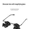 20x Head-Mounted LED Binocular Jewelry & Repair Magnifier