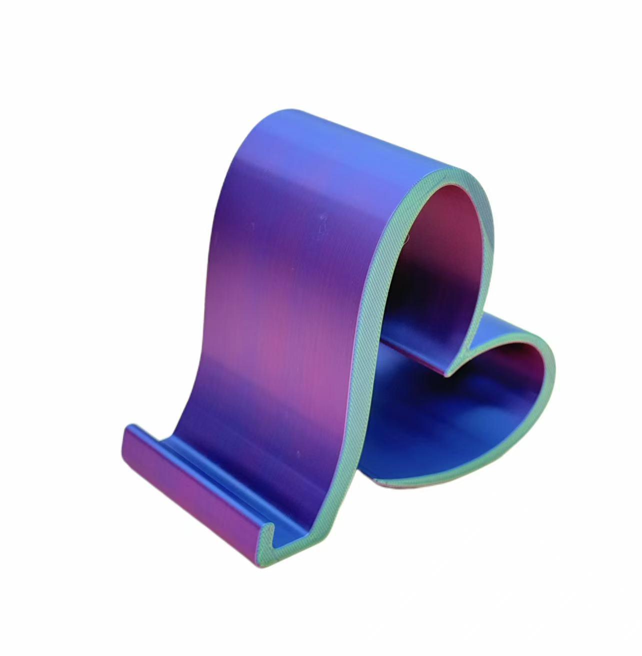 3D Printed Gradient Heart Phone Holder & Desktop Stand for Binge-Watching