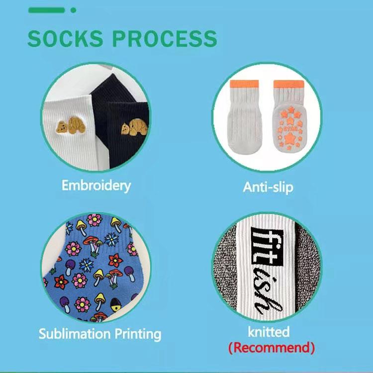 CUSTOM Unisex Youth Bottom Logo Compression Ankle Crew Designer Sports Socks