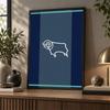 DIY 5D Diamond Painting Derby County Full Drill Diamond Art Wall Decor Craft Kit