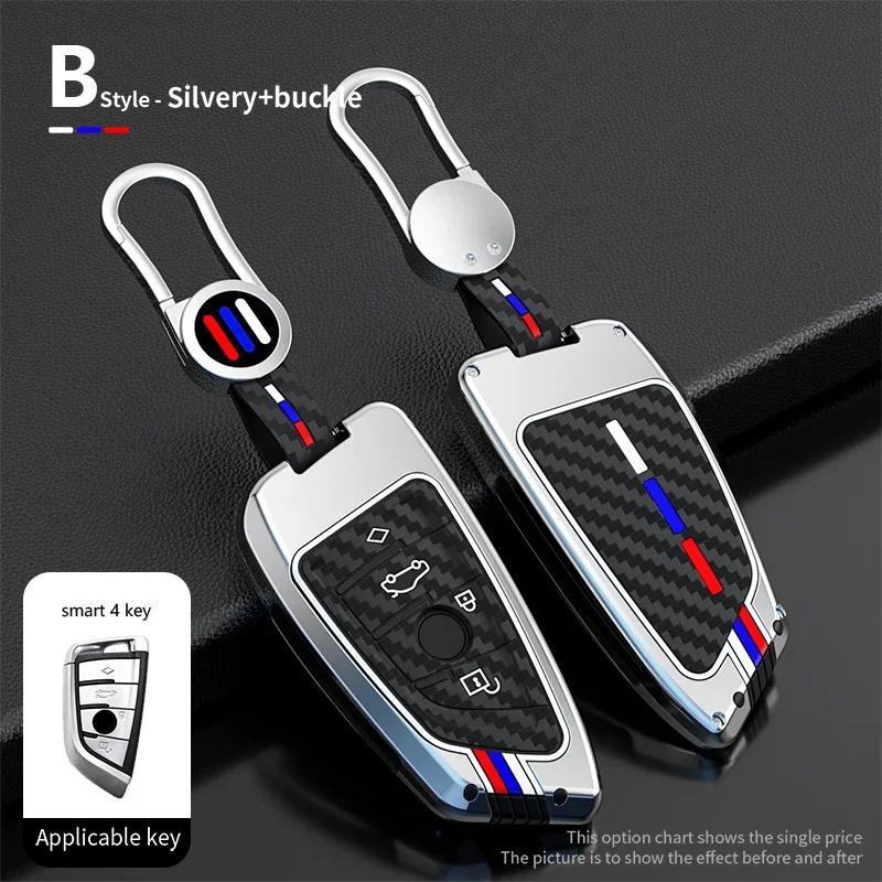 Car Key Case Cover Fob Keyring for BMW F30 F11 X3 F25 Serie 1 E39 X4 G20 X5 G05 F40 X6 F44 216 X1 G30 320i F01 F02  Car Styling