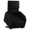 VidaXL Reclining Armchair, Relaxation Chair with Adjustable Backrest and Footrest, Living Room Lounge Seat, Black 3204886
