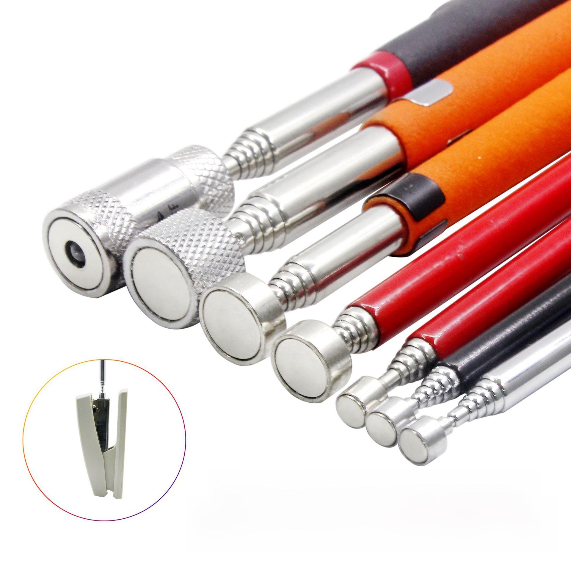 

Retractable Magnetic Pickup Tool with Light for Auto Repair